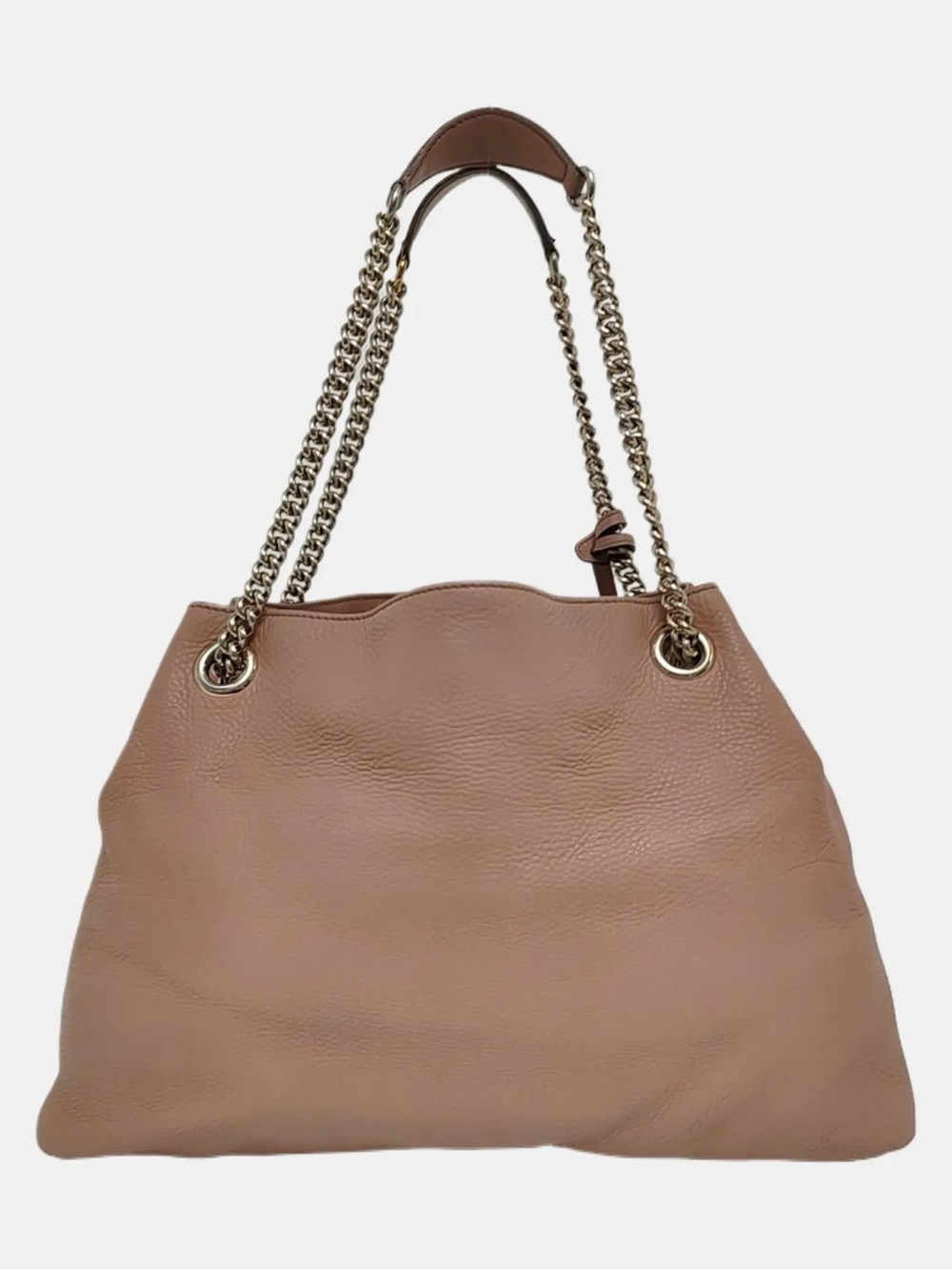 Gucci Blush Tan Soho Leather Shoulder Bag with Tassel - Picture 5 of 16